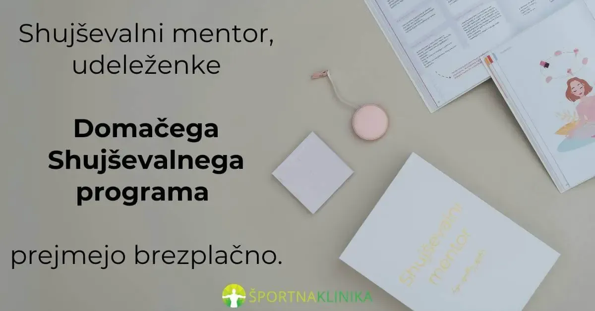 Shujševalni mentor prejmete brezplačno