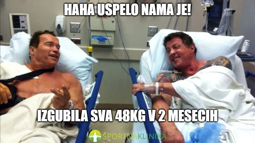 Meme - Arnold in Silvester hujšanje