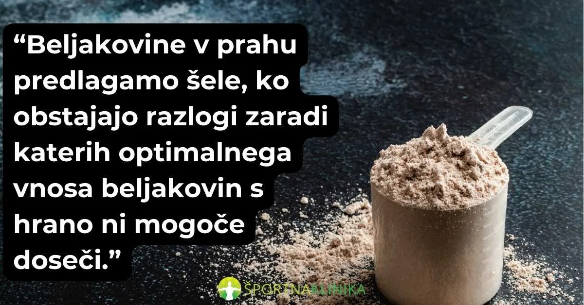 Infografika - Beljakovine v prahu: Da ali ne